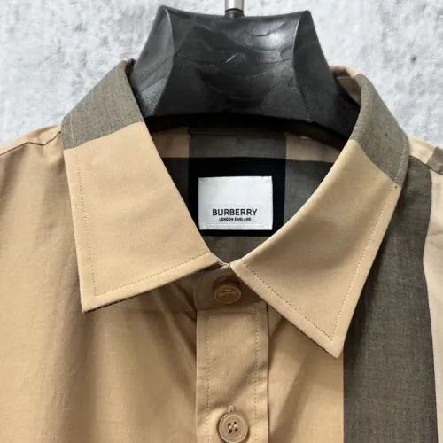 Replica Burberry Shirts Long Sleeved For Men #1432629 $60.00 USD for Wholesale