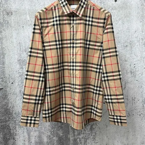 Burberry Shirts Long Sleeved For Men #1432640 $64.00 USD, Wholesale Replica Burberry Shirts