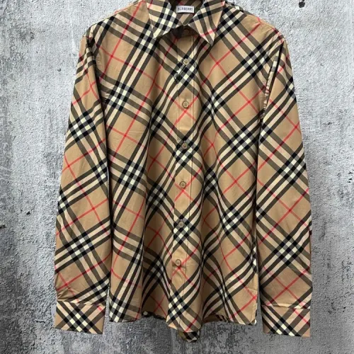 Burberry Shirts Long Sleeved For Men #1432641 $64.00 USD, Wholesale Replica Burberry Shirts