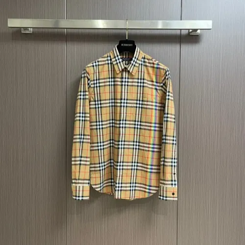 Burberry Shirts Long Sleeved For Men #1432644 $64.00 USD, Wholesale Replica Burberry Shirts
