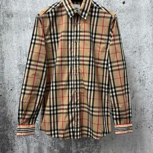 Burberry Shirts Long Sleeved For Men #1432646 $72.00 USD, Wholesale Replica Burberry Shirts