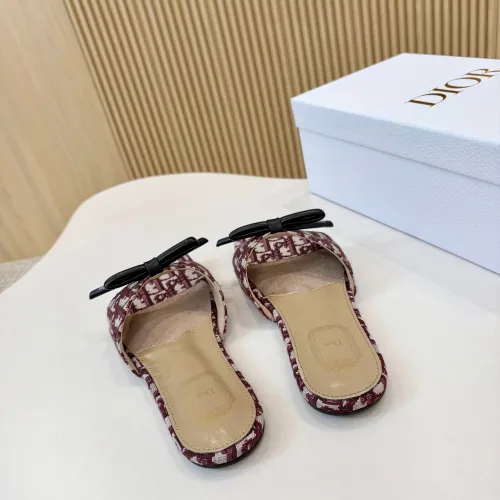 Replica Christian Dior Slippers For Women #1432663 $82.00 USD for Wholesale