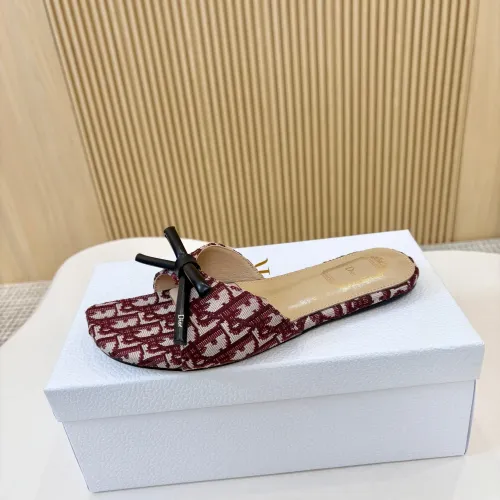 Replica Christian Dior Slippers For Women #1432665 $82.00 USD for Wholesale