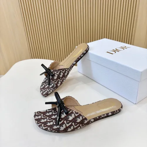 Replica Christian Dior Slippers For Women #1432667 $82.00 USD for Wholesale