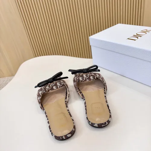 Replica Christian Dior Slippers For Women #1432667 $82.00 USD for Wholesale