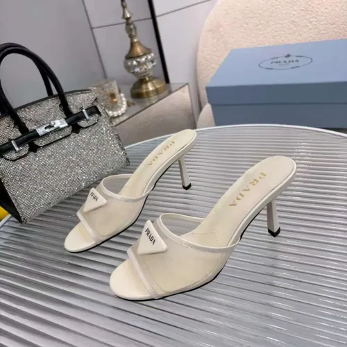 Prada Slippers For Women #1432670 $80.00 USD, Wholesale Replica Prada Slippers