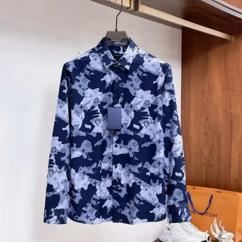 Louis Vuitton LV Shirts Long Sleeved For Men #1432684 $72.00 USD, Wholesale Replica Louis Vuitton LV Shirts