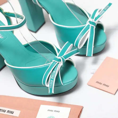 Replica MIU MIU Sandal For Women #1432742 $118.00 USD for Wholesale