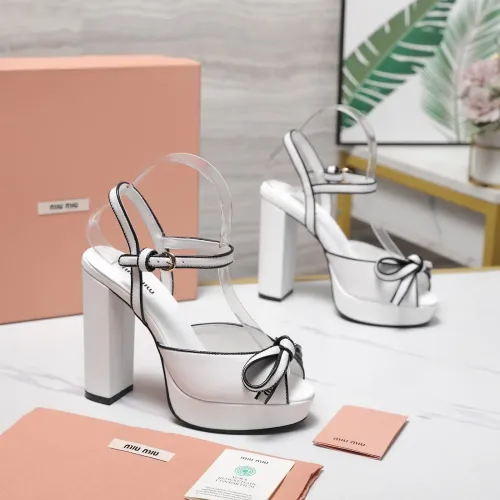 Replica MIU MIU Sandal For Women #1432743 $118.00 USD for Wholesale
