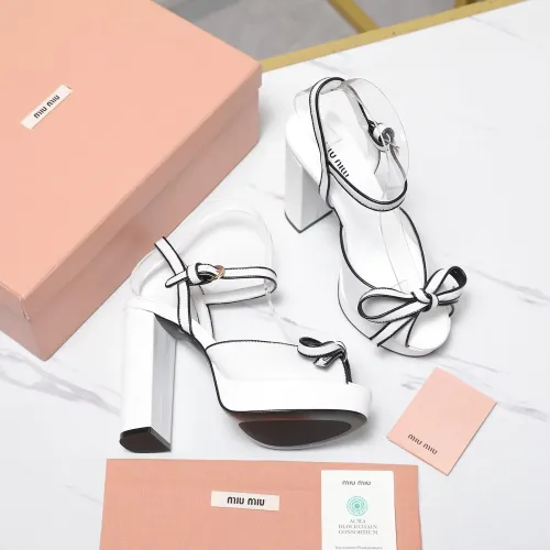 Replica MIU MIU Sandal For Women #1432743 $118.00 USD for Wholesale