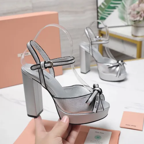 Replica MIU MIU Sandal For Women #1432744 $118.00 USD for Wholesale