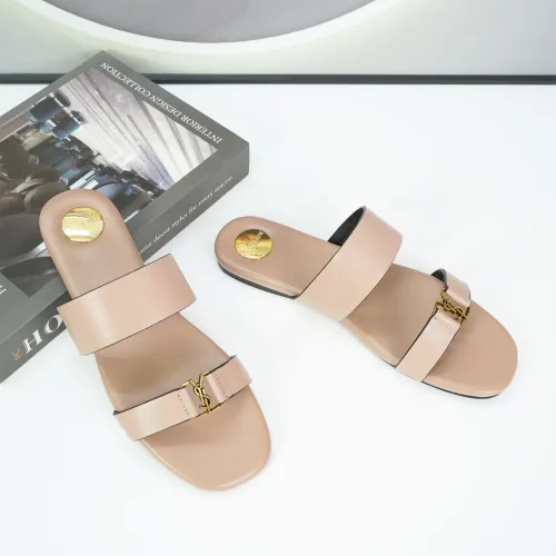 Replica Yves Saint Laurent YSL Slippers For Women #1432758 $88.00 USD for Wholesale