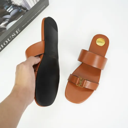 Replica Yves Saint Laurent YSL Slippers For Women #1432760 $88.00 USD for Wholesale