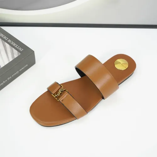 Replica Yves Saint Laurent YSL Slippers For Women #1432761 $88.00 USD for Wholesale