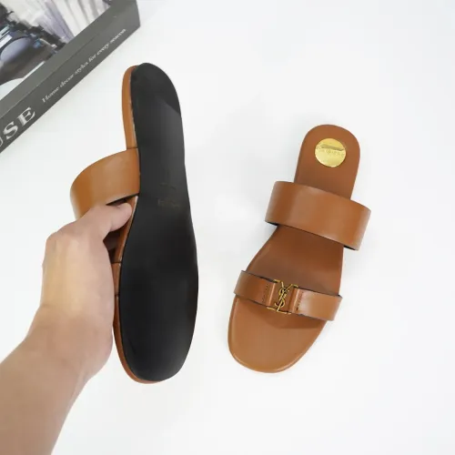Replica Yves Saint Laurent YSL Slippers For Women #1432761 $88.00 USD for Wholesale