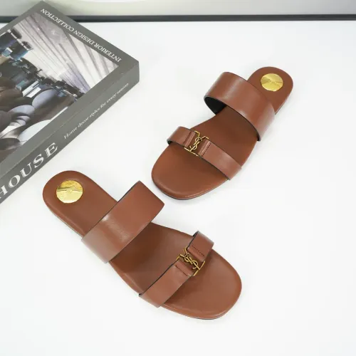Replica Yves Saint Laurent YSL Slippers For Women #1432762 $88.00 USD for Wholesale