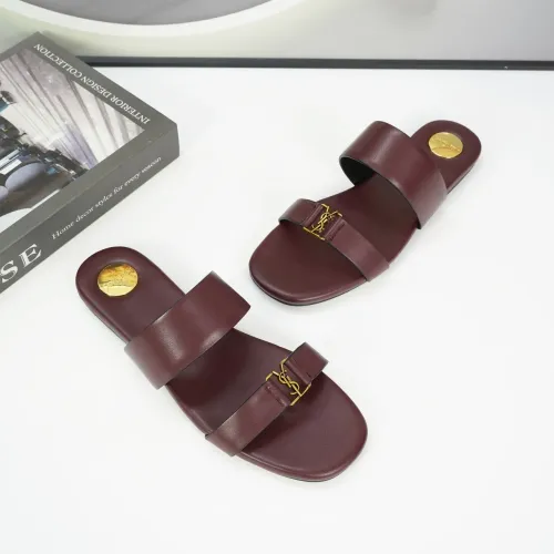 Replica Yves Saint Laurent YSL Slippers For Women #1432764 $88.00 USD for Wholesale