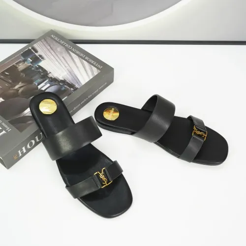 Replica Yves Saint Laurent YSL Slippers For Women #1432766 $88.00 USD for Wholesale