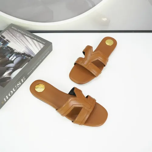 Replica Yves Saint Laurent YSL Slippers For Women #1432770 $96.00 USD for Wholesale