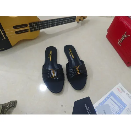 Replica Yves Saint Laurent YSL Slippers For Women #1432789 $98.00 USD for Wholesale