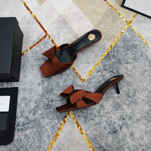 Replica Yves Saint Laurent YSL Slippers For Women #1432804 $112.00 USD for Wholesale