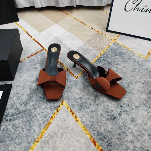 Replica Yves Saint Laurent YSL Slippers For Women #1432804 $112.00 USD for Wholesale