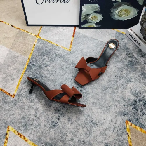 Replica Yves Saint Laurent YSL Slippers For Women #1432804 $112.00 USD for Wholesale