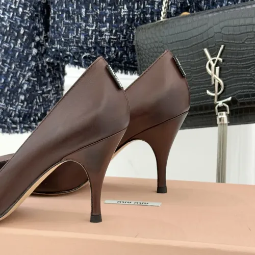 Replica MIU MIU High-Heeled Shoes For Women #1432834 $112.00 USD for Wholesale