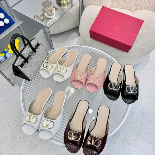 Replica Valentino Slippers For Women #1432875 $85.00 USD for Wholesale