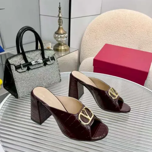 Replica Valentino Slippers For Women #1432881 $92.00 USD for Wholesale