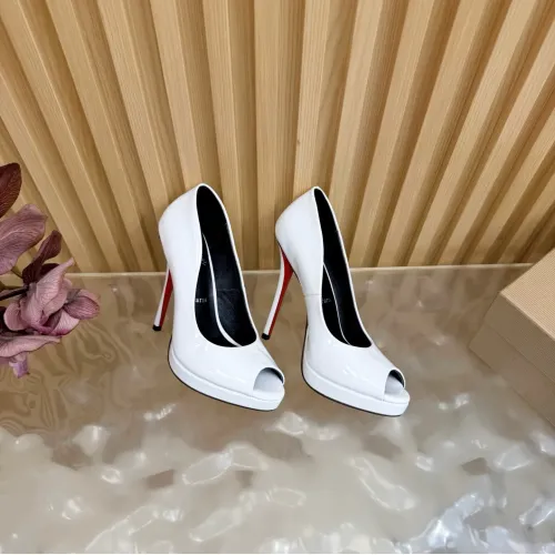Replica Christian Louboutin High-heeled shoes For Women #1432937 $122.00 USD for Wholesale