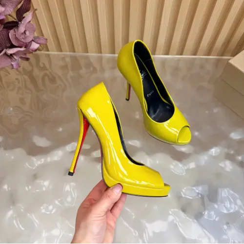 Replica Christian Louboutin High-heeled shoes For Women #1432939 $122.00 USD for Wholesale