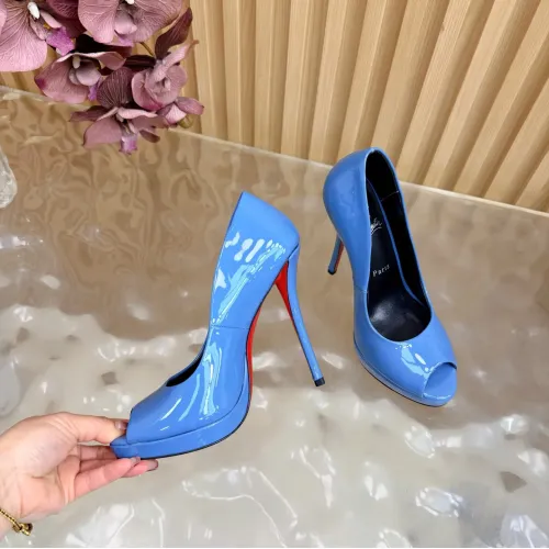 Replica Christian Louboutin High-heeled shoes For Women #1432941 $122.00 USD for Wholesale