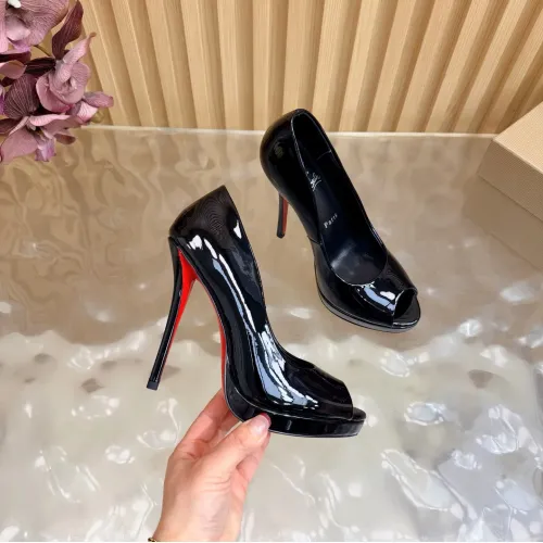 Replica Christian Louboutin High-heeled shoes For Women #1432942 $122.00 USD for Wholesale