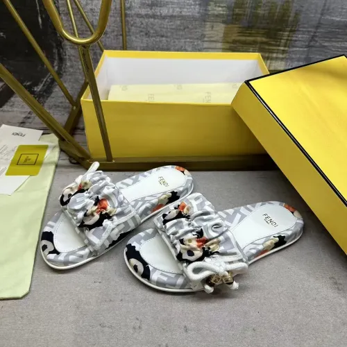 Fendi Slippers For Women #1432945 $82.00 USD, Wholesale Replica Fendi Slippers