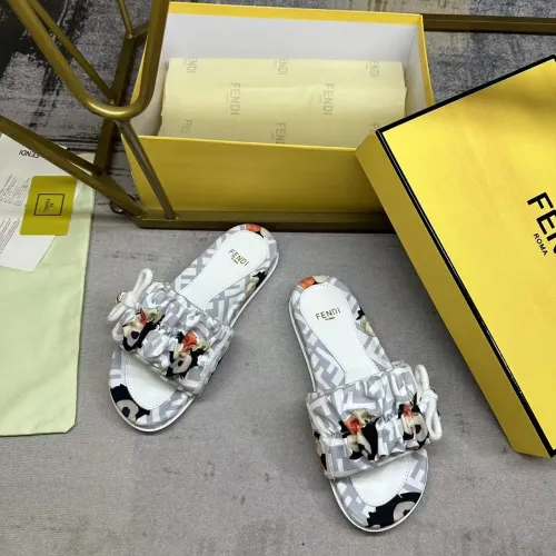 Replica Fendi Slippers For Women #1432945 $82.00 USD for Wholesale