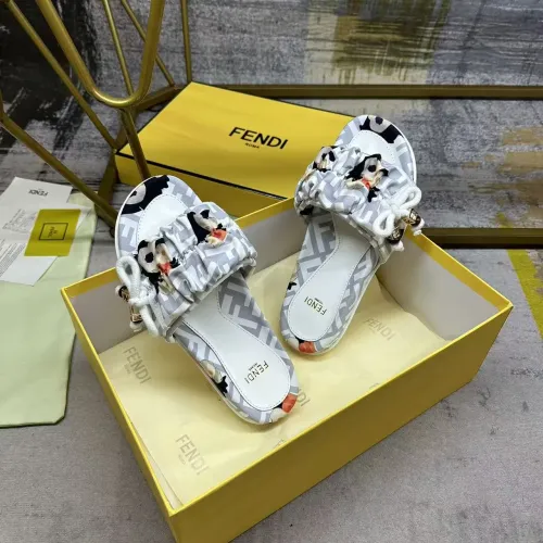 Replica Fendi Slippers For Women #1432945 $82.00 USD for Wholesale