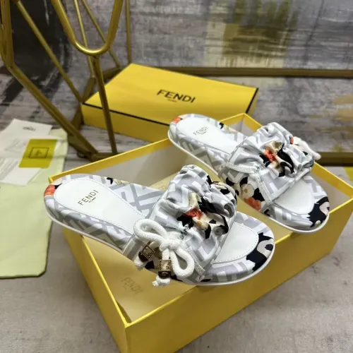 Replica Fendi Slippers For Women #1432945 $82.00 USD for Wholesale