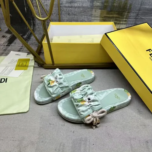 Fendi Slippers For Women #1432948 $82.00 USD, Wholesale Replica Fendi Slippers