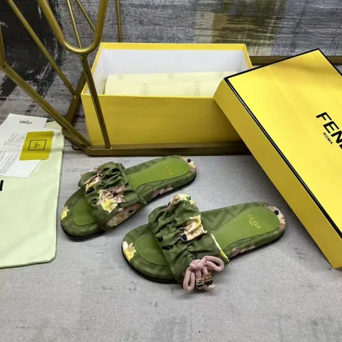 Fendi Slippers For Women #1432949 $82.00 USD, Wholesale Replica Fendi Slippers