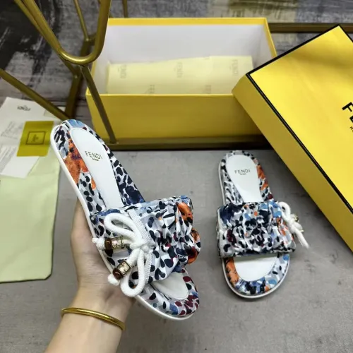 Replica Fendi Slippers For Women #1432950 $82.00 USD for Wholesale