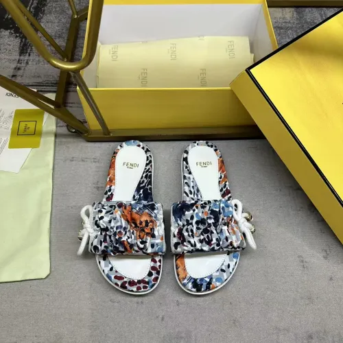 Replica Fendi Slippers For Women #1432950 $82.00 USD for Wholesale