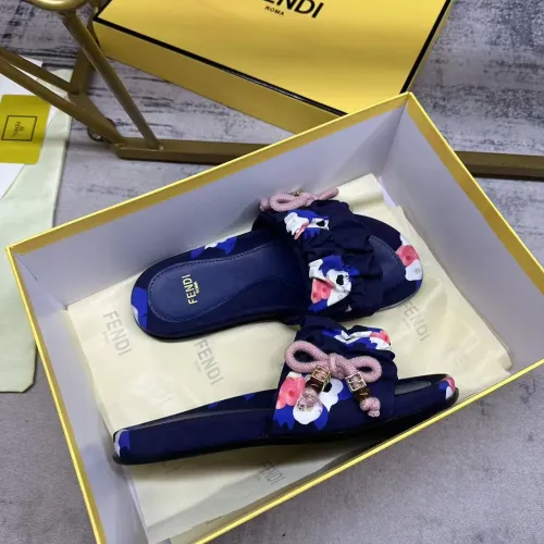 Replica Fendi Slippers For Women #1432951 $82.00 USD for Wholesale