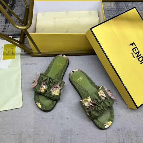 Replica Fendi Slippers For Women #1432952 $82.00 USD for Wholesale