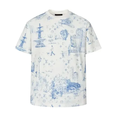 Louis Vuitton LV T-Shirts Short Sleeved For Unisex #1432959 $56.00 USD, Wholesale Replica Louis Vuitton LV T-Shirts