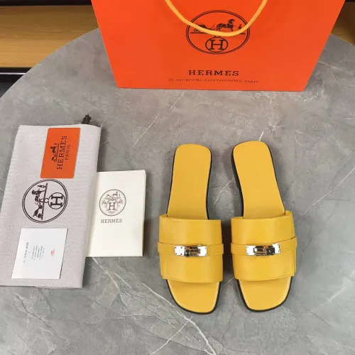 Replica Hermes Slippers For Women #1432973 $88.00 USD for Wholesale