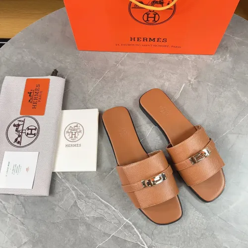 Replica Hermes Slippers For Women #1432975 $88.00 USD for Wholesale