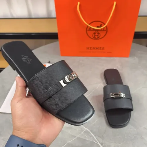 Replica Hermes Slippers For Women #1432976 $88.00 USD for Wholesale