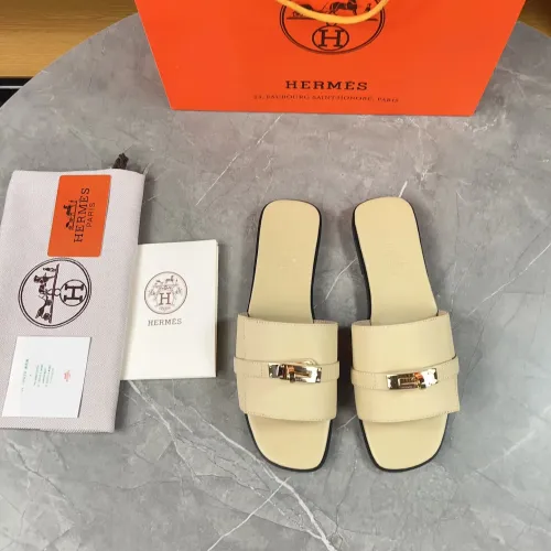 Replica Hermes Slippers For Women #1432981 $88.00 USD for Wholesale