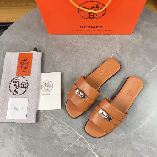 Replica Hermes Slippers For Women #1432982 $88.00 USD for Wholesale